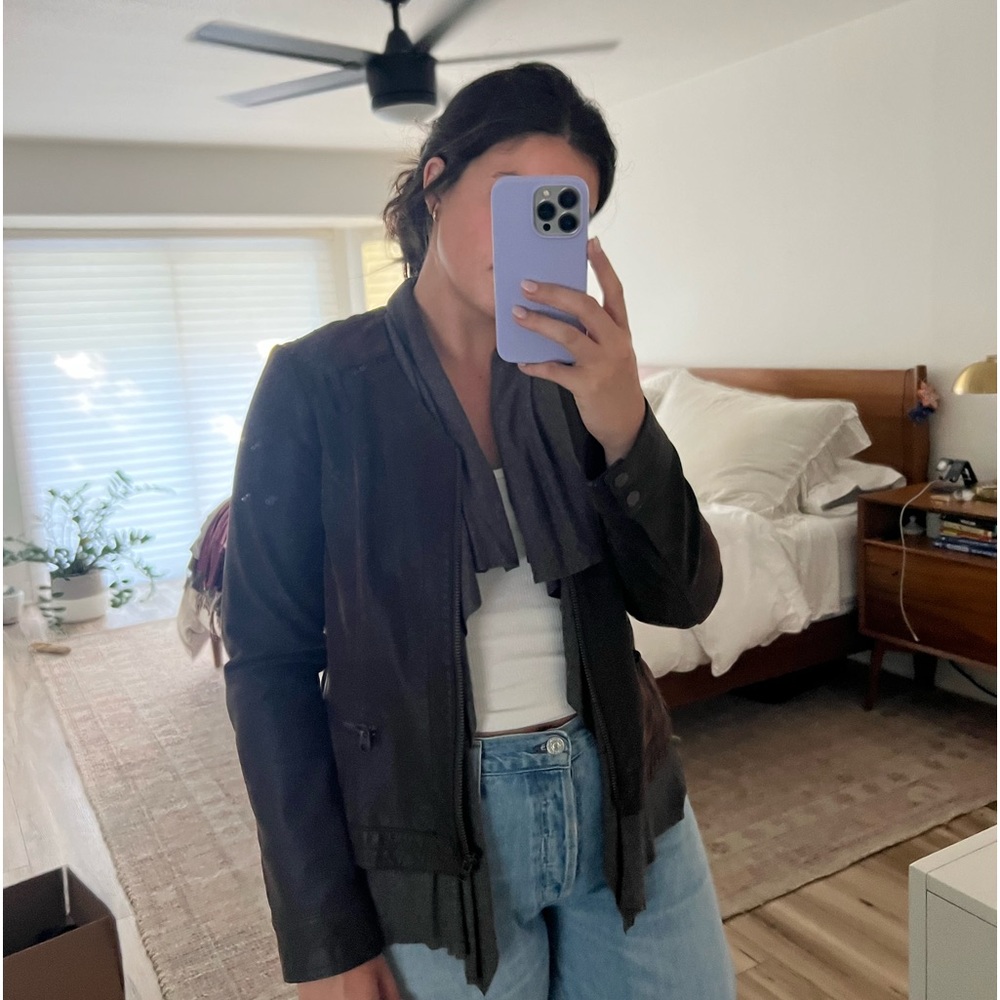 Anthro leather jacket - Picture 5 of 5